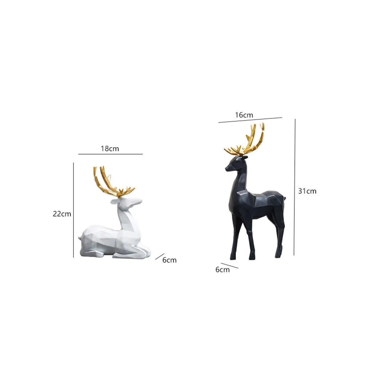 Nordic Fawn TV Cabinet Decoration