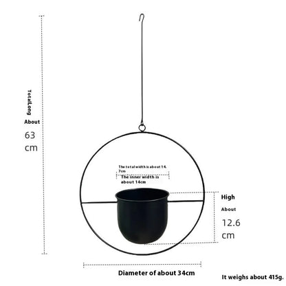 Nordic Iron Succulent Flower Pot